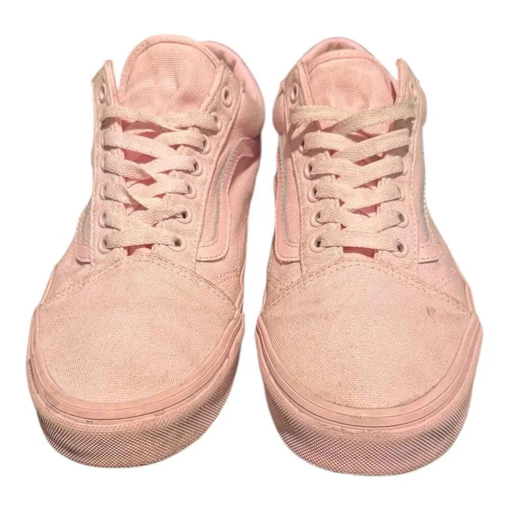 Vans Old Skool Men’s Size 10 Peach Pink Athletic Skate Walking Shoes Sneakers
